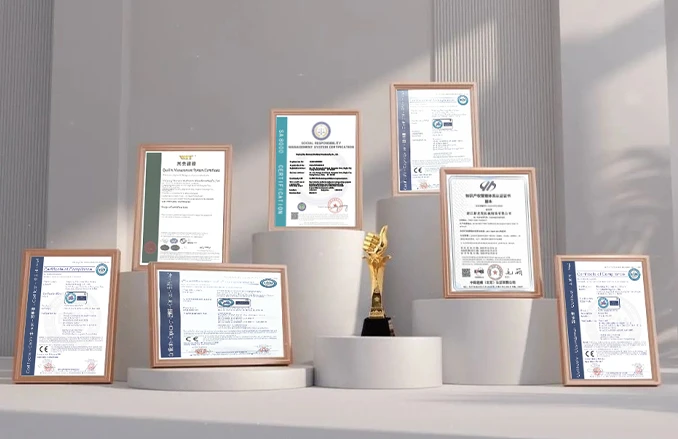 DISCOVER certificate wall