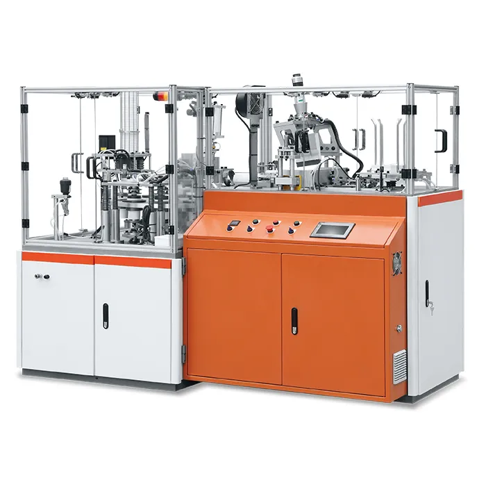 Automatic Paper Cup/Bowl Outer Wrap Machine