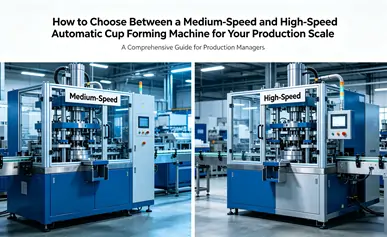 /How to Choose Between a Medium-Speed and High-Speed Automatic Cup Forming Machine for Your Production Scale