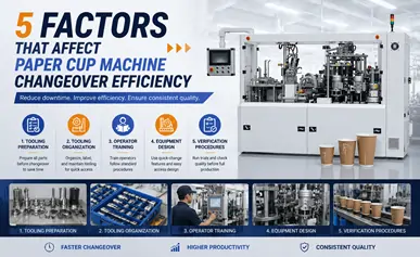 /5 Factors That Affect Paper Cup Machine Changeover Efficiency